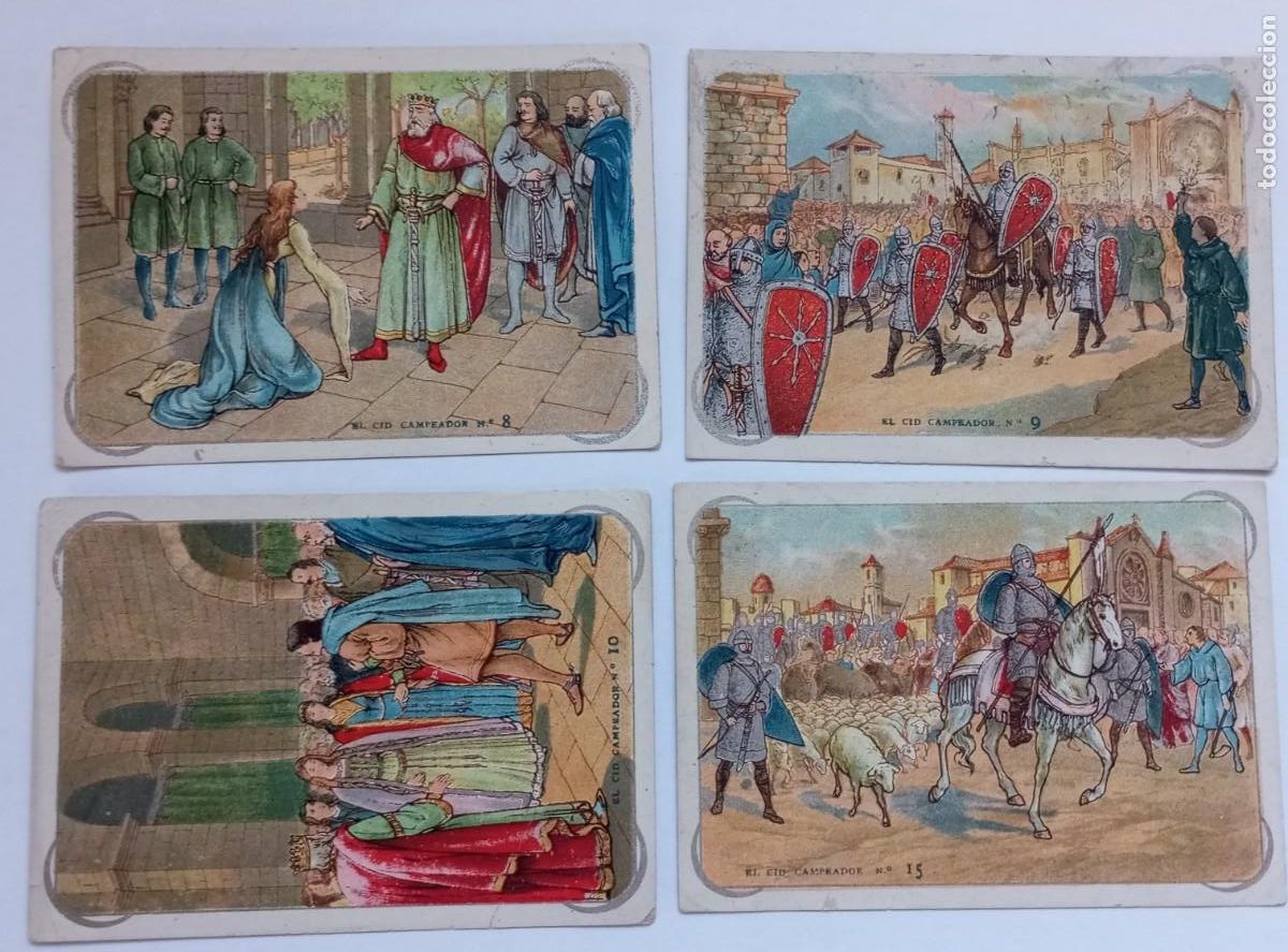 Coleccionismo cromos antiguos: 19 Cromos. El Cid Campeador. - Foto 4