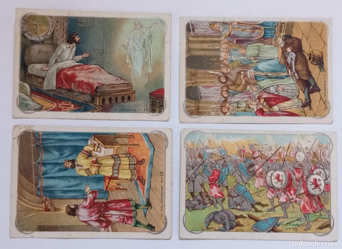 Coleccionismo cromos antiguos: 19 Cromos. El Cid Campeador. - Foto 6
