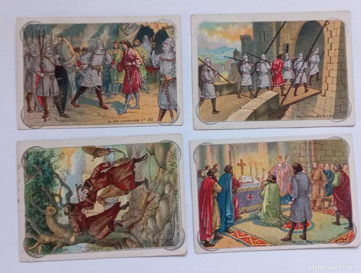 Coleccionismo cromos antiguos: 19 Cromos. El Cid Campeador. - Foto 8
