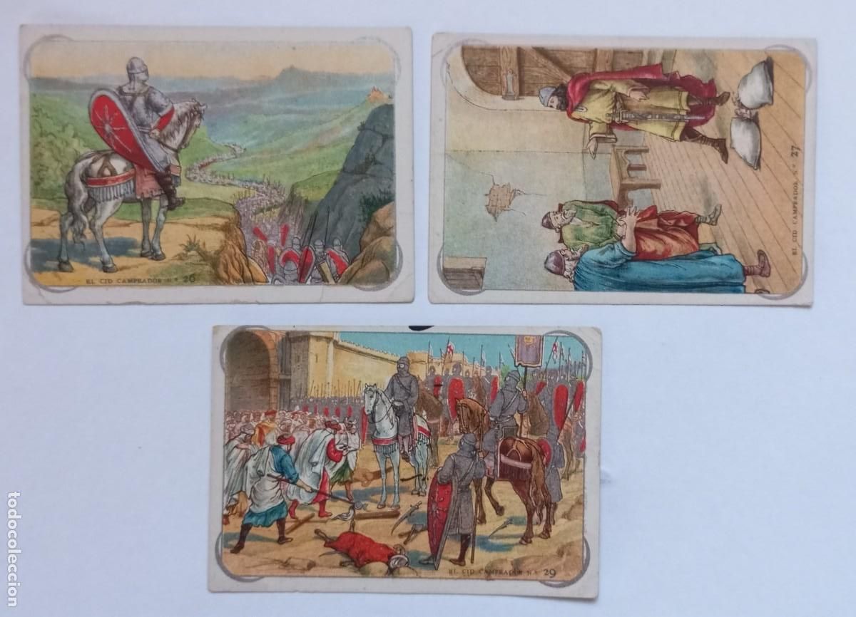 Coleccionismo cromos antiguos: 19 Cromos. El Cid Campeador. - Foto 10