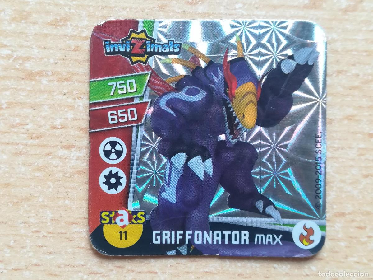 Coleccionismo cromos antiguos: Staks Iman Invizimals N&ordm; 11 Griffonator Max. - Foto 1