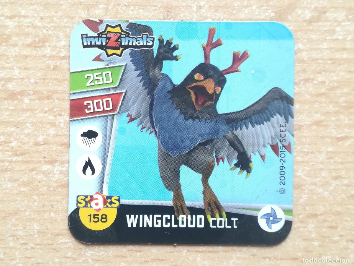 Coleccionismo cromos antiguos: Staks Iman Invizimals N&ordm; 158 Wingcloud Colt. - Foto 1