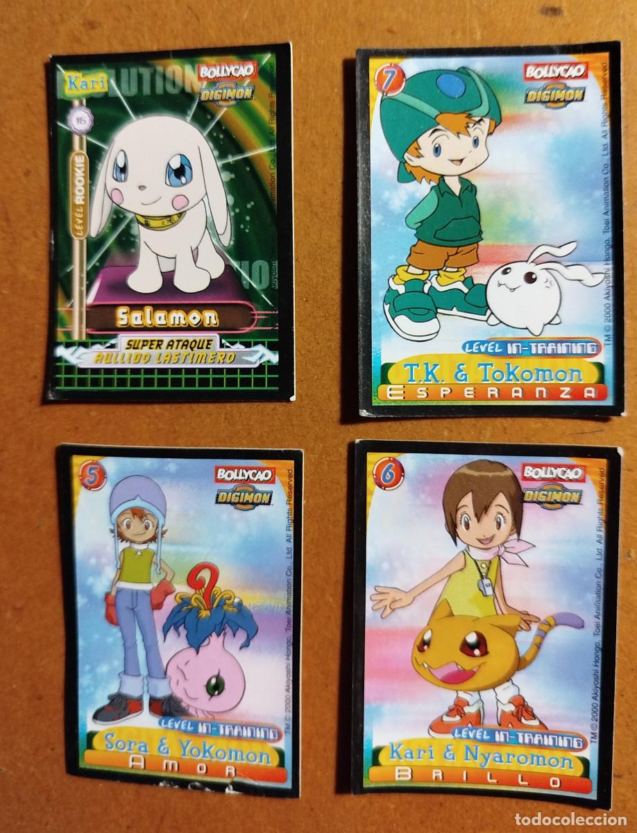 Coleccionismo cromos antiguos: 4 Cromos Bollycao - Digimon - Foto 1