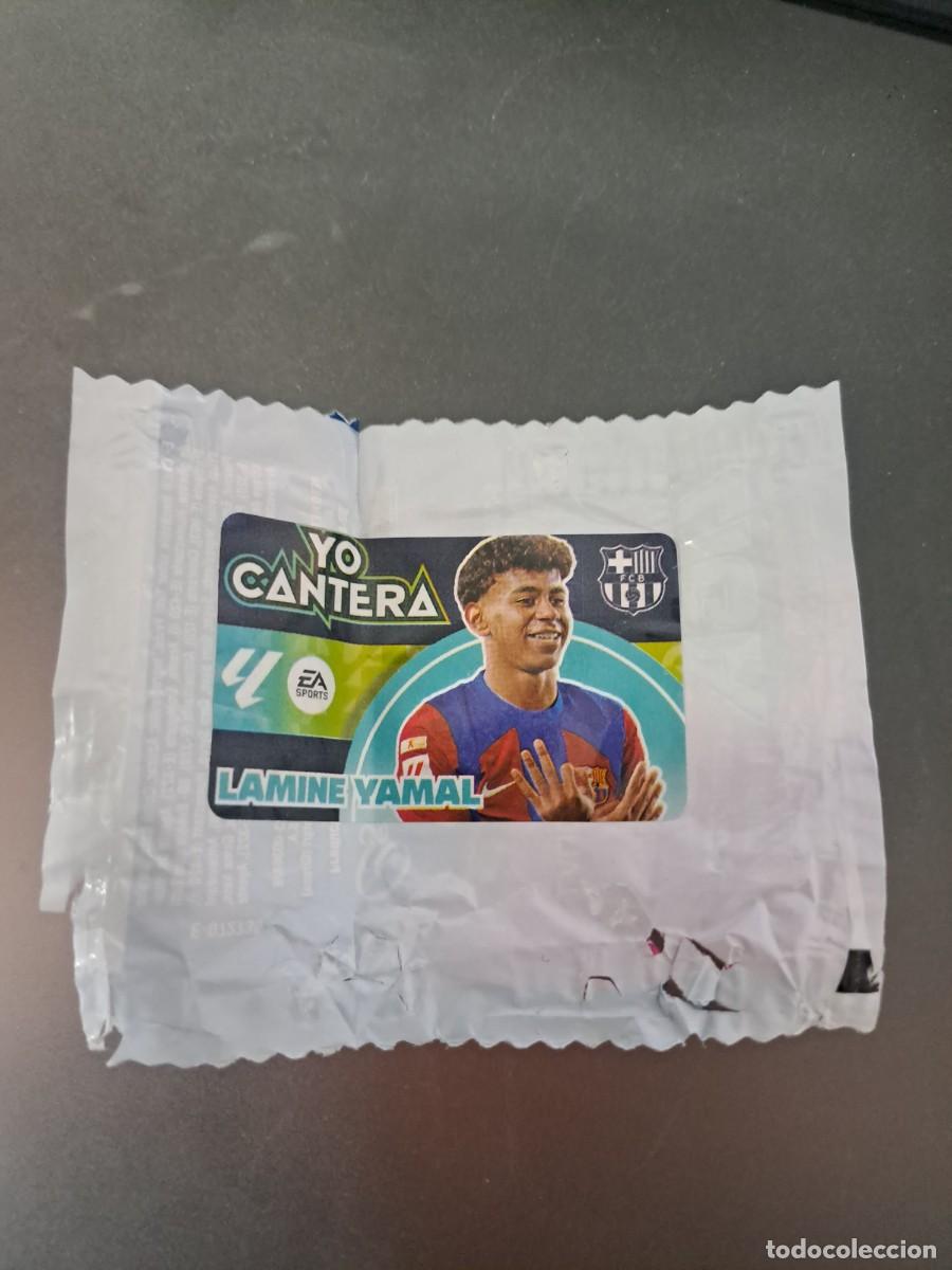Coleccionismo Cromos antiguos: CROMO CHICLE LIGA LAMINE YAMAL YO CANTERA BARCELONA 24 25 2024 2025 ESTE PANINI NUNCA PEGADO