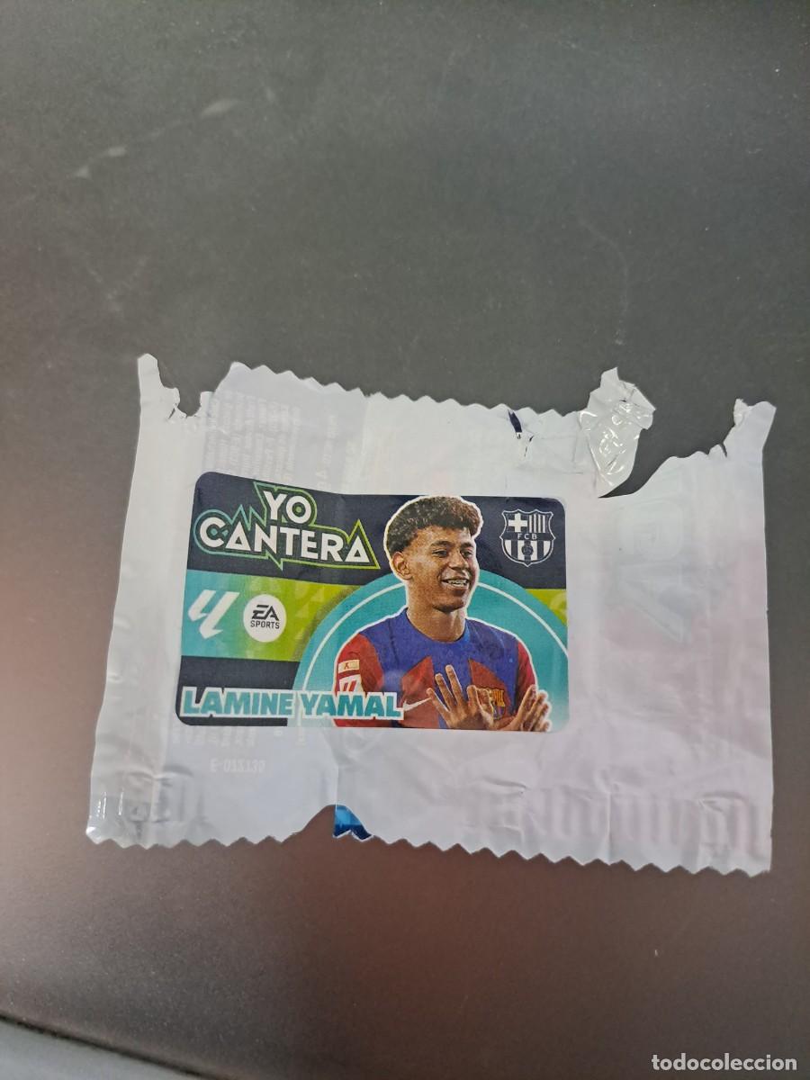 Coleccionismo Cromos antiguos: CROMO CHICLE LIGA LAMINE YAMAL YO CANTERA BARCELONA 24 25 2024 2025 ESTE PANINI NUNCA PEGADO