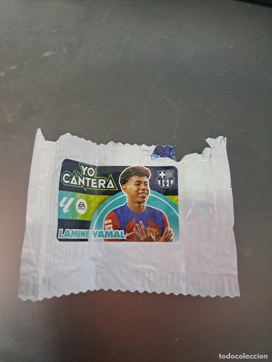 Coleccionismo Cromos antiguos: CROMO CHICLE LIGA LAMINE YAMAL YO CANTERA BARCELONA 24 25 2024 2025 ESTE PANINI NUNCA PEGADO
