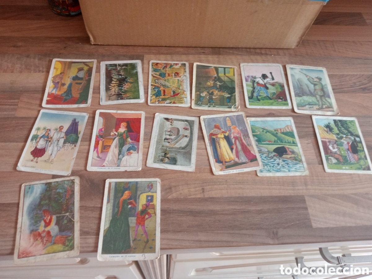 Coleccionismo cromos antiguos: Lote de 35 cromos de chocolates Evaristo Juncosa - Foto 3