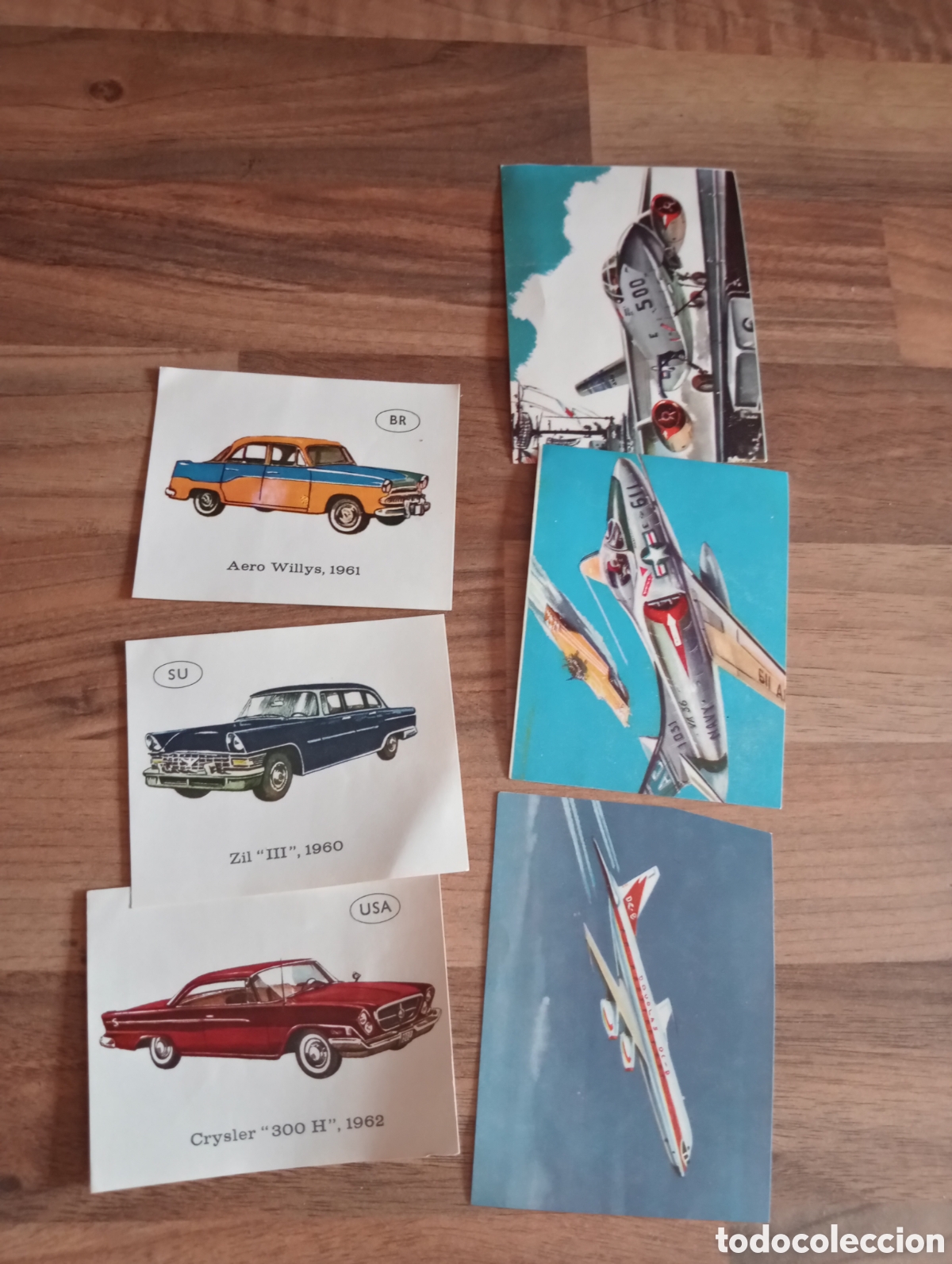 Collectionnisme Cartes &agrave; collectionner anciennes: Lote de 6 cromos en buen estado aviaci&oacute;n , autom&oacute;viles