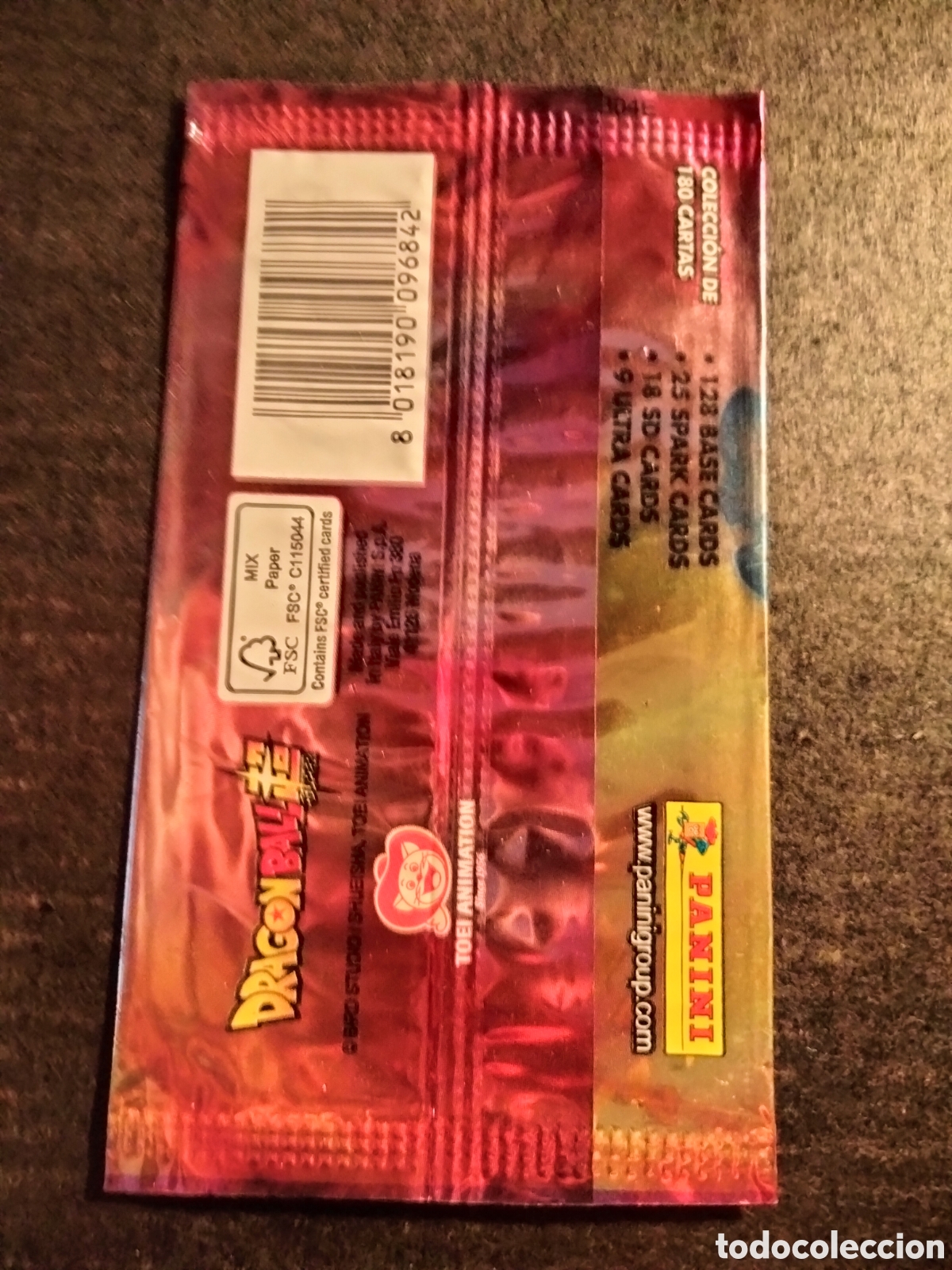 Coleccionismo cromos antiguos: SOBRE VAC&Iacute;O DRAGON BALL SUPER LAMINCARDS PANINI - Foto 2