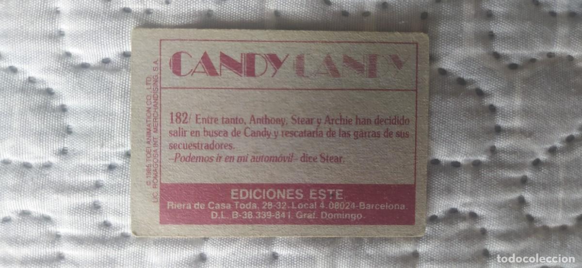 Coleccionismo cromos antiguos: CANDY CANDY CROMO N&deg;182 EDICIONES ESTE - Foto 2