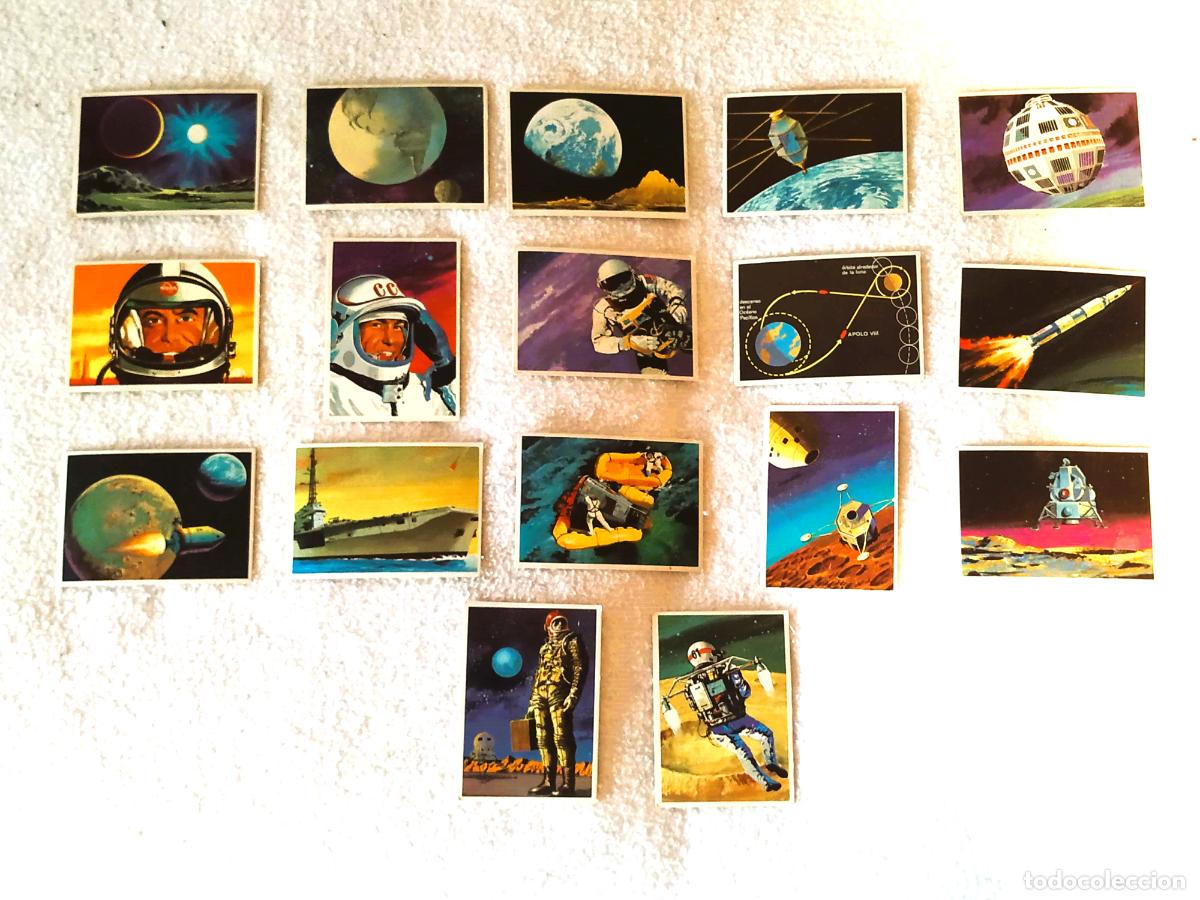 Coleccionismo cromos antiguos: Lote 17 CROMOS EL ESPACIO de DUNKIN del a&ntilde;o 1969. - Foto 1