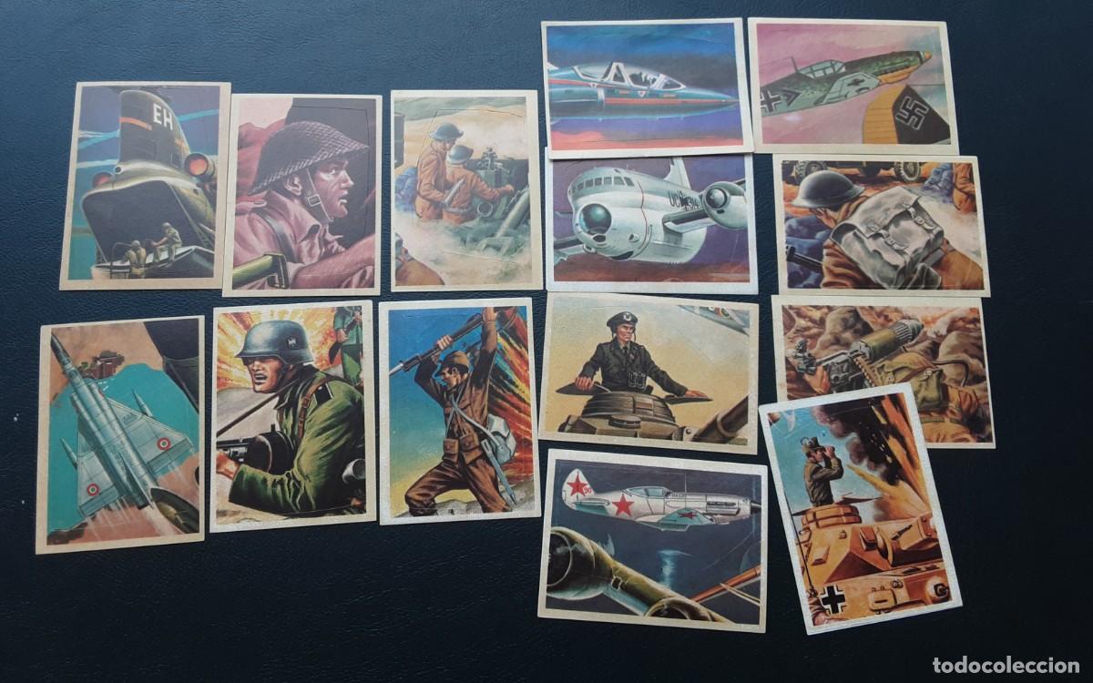 Coleccionismo Cromos antiguos: Lote de 14 cromos Fuerzas Armadas