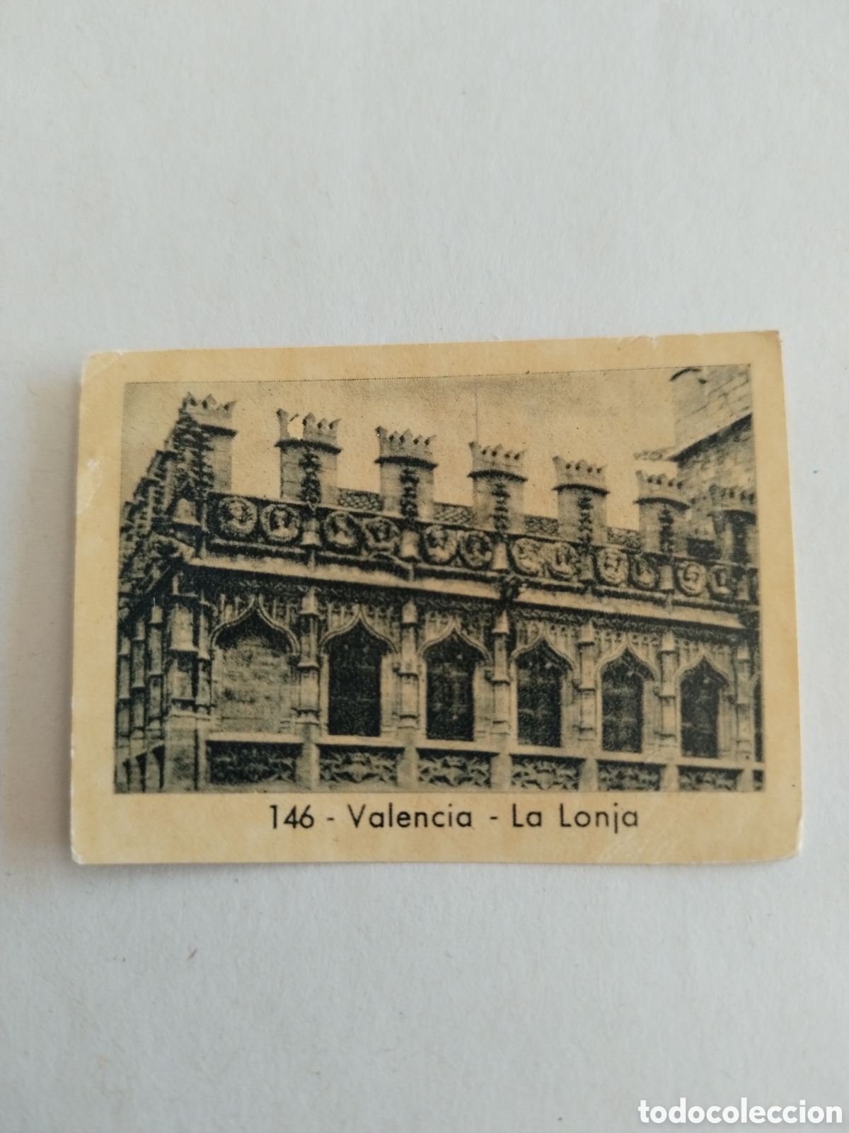 Coleccionismo cromos antiguos: Cromo Valencia La Lonja monumento espa&ntilde;ol - Foto 1