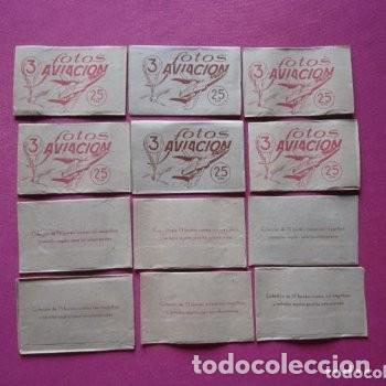 Coleccionismo Cromos antiguos: CROMOS DE AVIONES AVIACION 12 SOBRES SIN ABRIR RAROS MA27