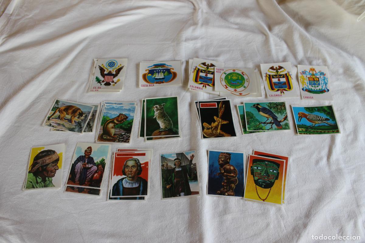 Collectable Antique Stickers: LOTE 39 CROMOS AMERICA Y SUS HABITANTES 1968