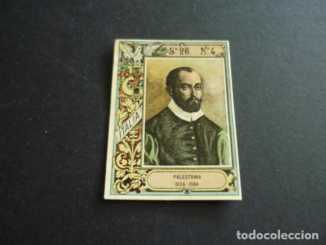 Sammeln alte Sammelbilder: PALESTRINA MUSICO CROMO CAJA DE CERILLAS SIGLO XIX