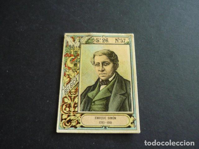 Sammeln alte Sammelbilder: ENRIQUE SIMON MUSICO CROMO CAJA DE CERILLAS SIGLO XIX