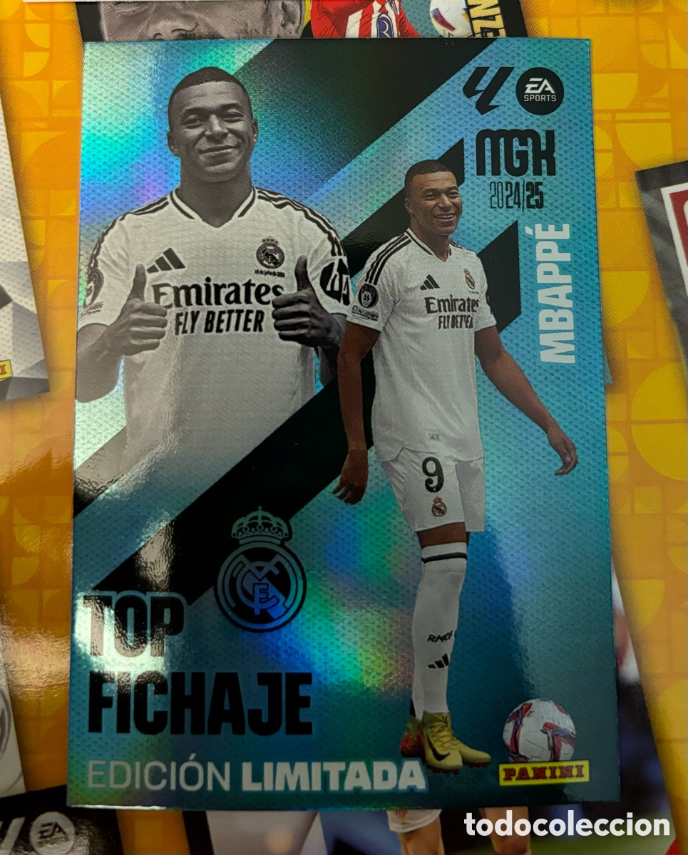 Coleccionismo cromos antiguos: MEGRACRACKS ED.LIMITADA-FICHAJE MBAPPE - Foto 1