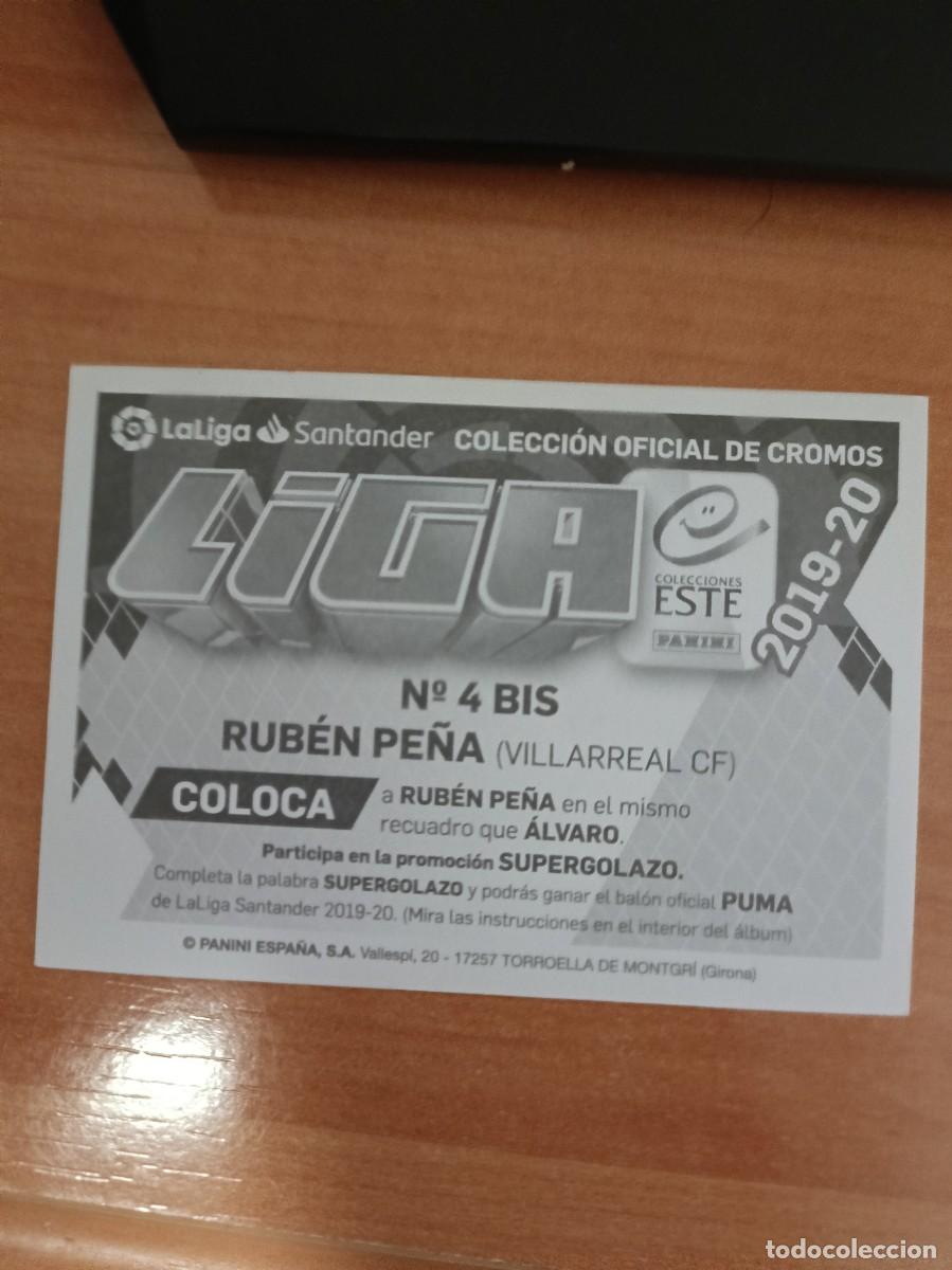Coleccionismo cromos antiguos: ruben pe&ntilde;a coloca 19 20 - Foto 2