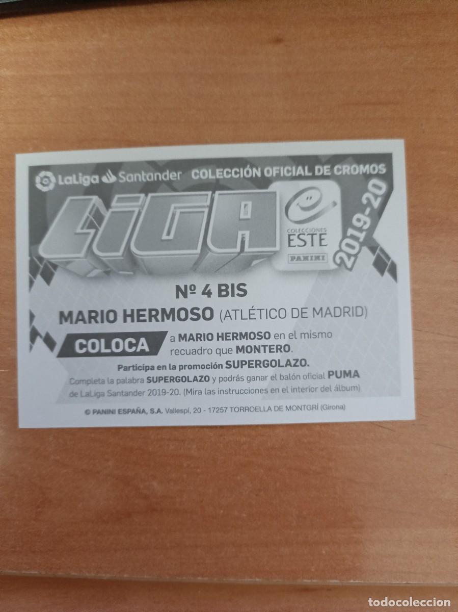 Coleccionismo cromos antiguos: mario hermoso coloca 19 20 - Foto 2