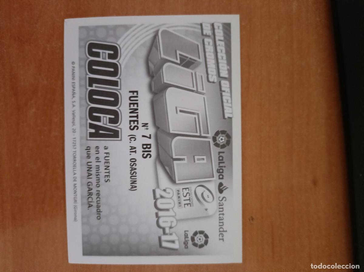 Coleccionismo cromos antiguos: fuentes coloca 2016 17 - Foto 2