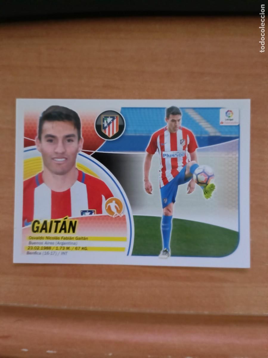 Coleccionismo Cromos antiguos: gaitan ultimos fichajes 16 17