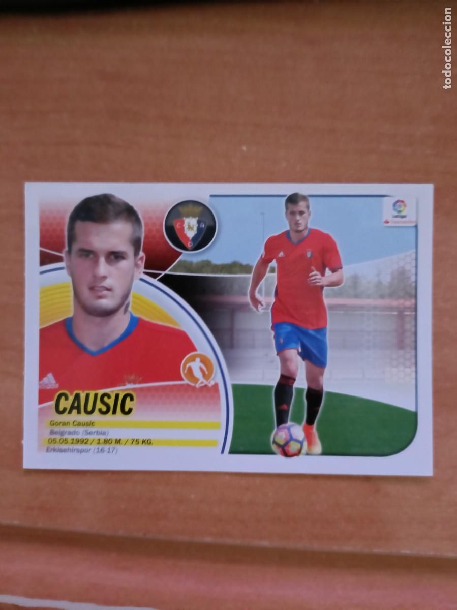 Coleccionismo Cromos antiguos: causic ultimos fichajes 16 17