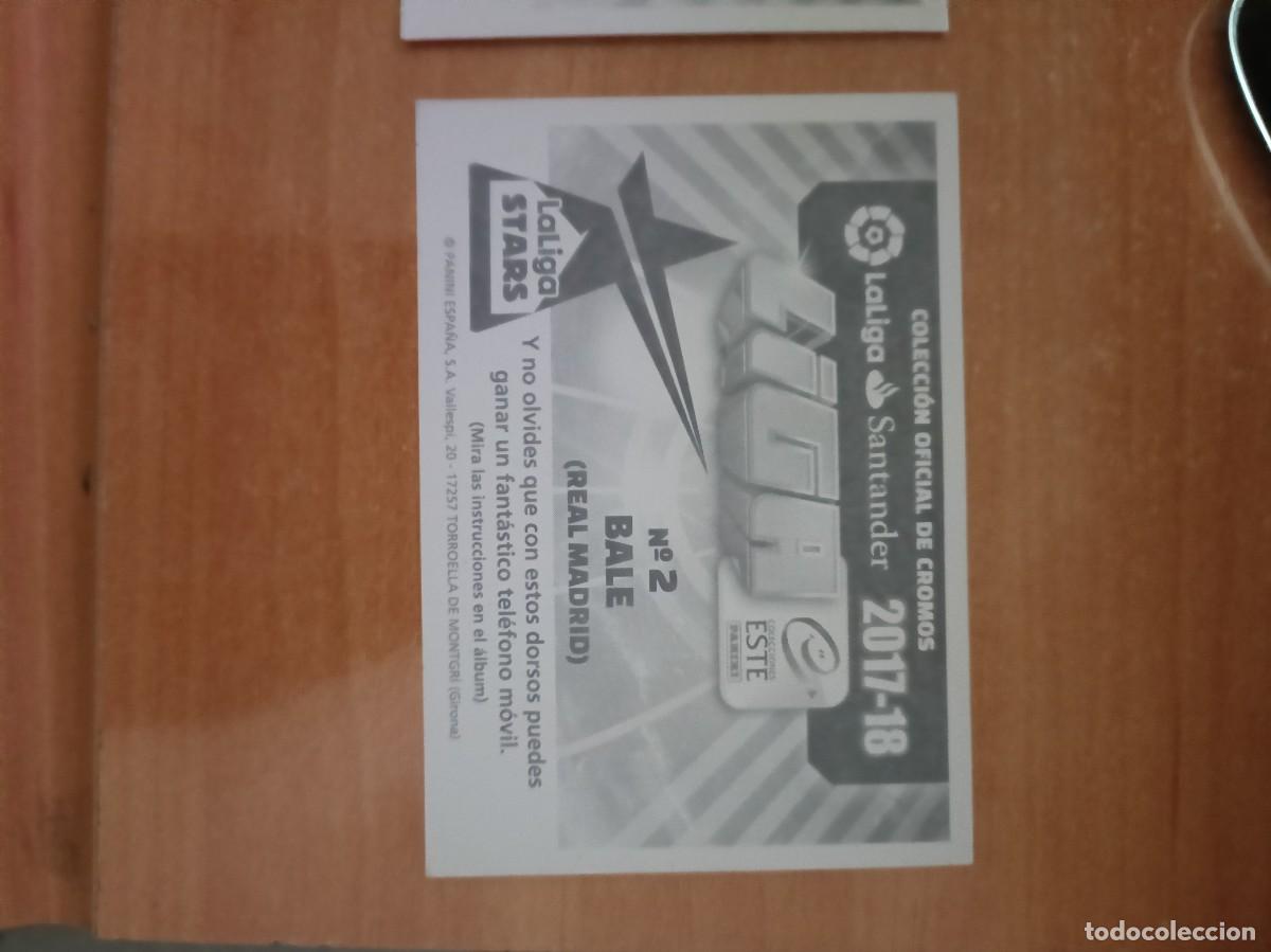Coleccionismo cromos antiguos: bale, 2017 18 stars. - Foto 2