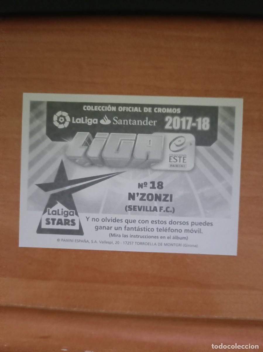 Coleccionismo cromos antiguos: nzonzi, 2017 18 stars - Foto 2