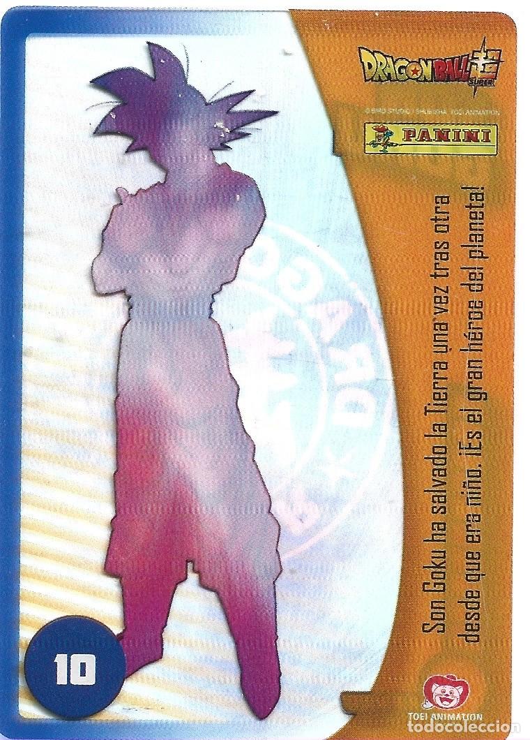 Coleccionismo cromos antiguos: Cromo de Panini de Dragon ball n&ordm; 10 pl&aacute;stico - Foto 2
