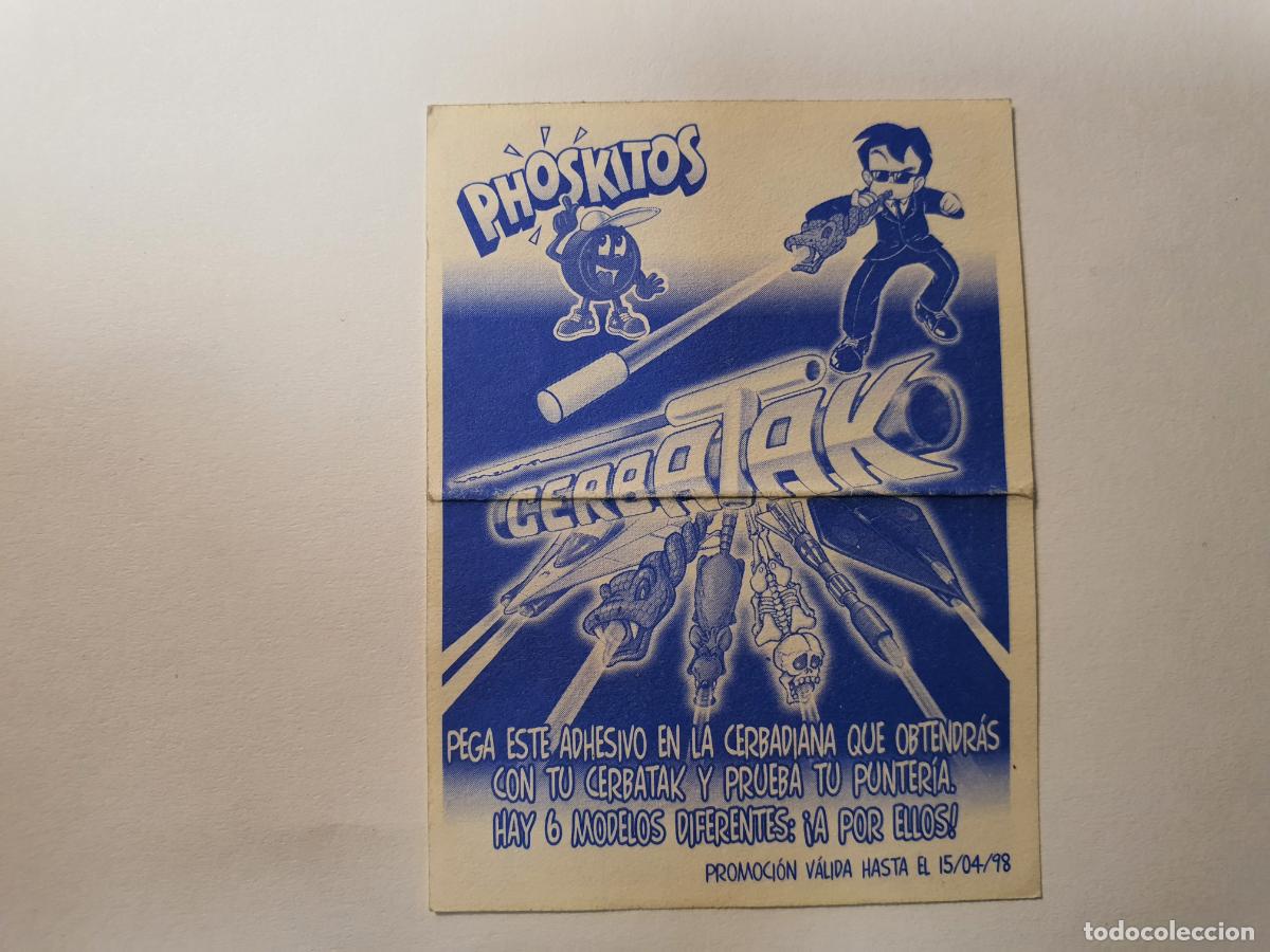 Coleccionismo cromos antiguos: CROMO PHOSKITOS - CERBATAK - 1998 - - Foto 2