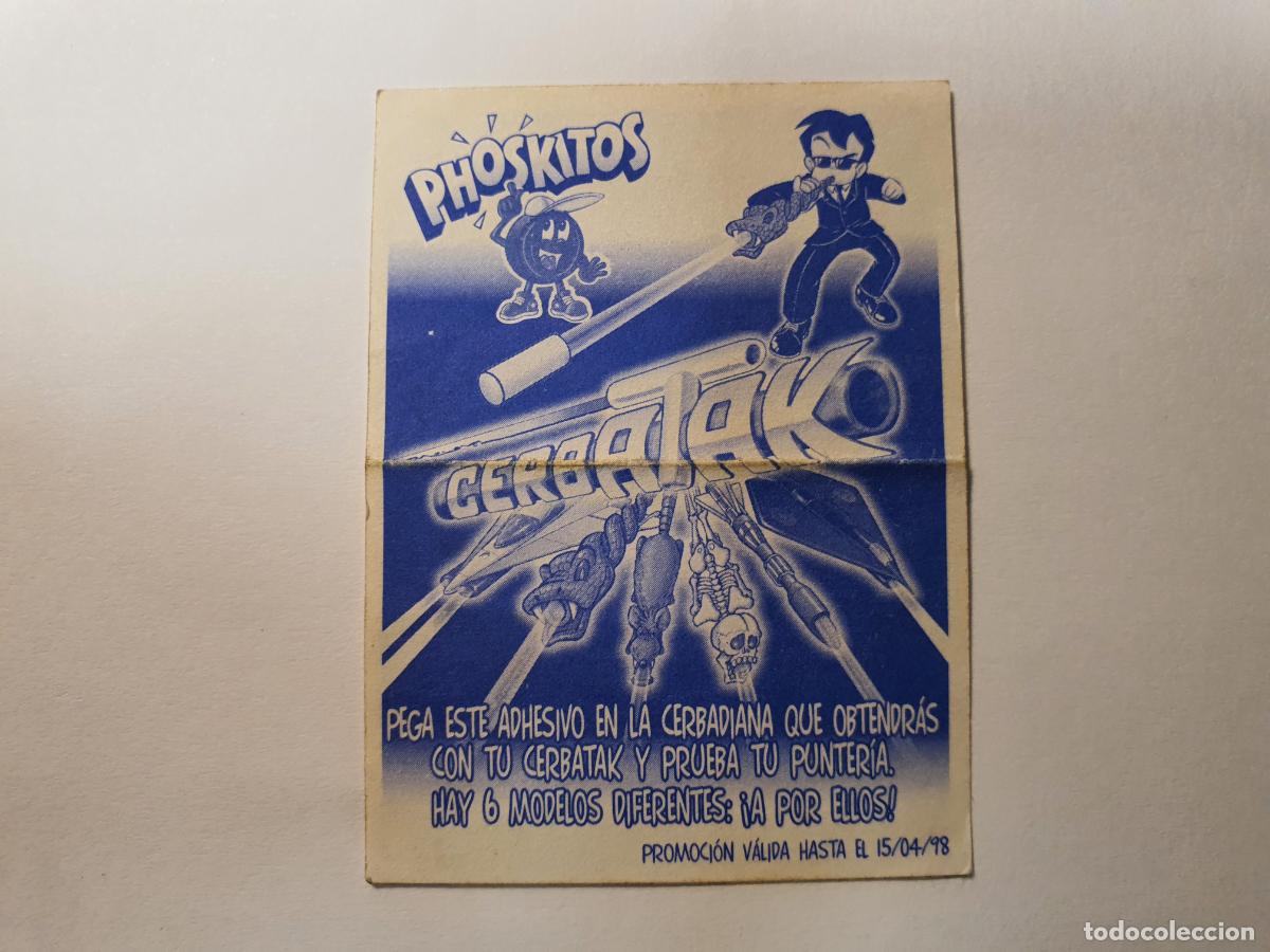 Coleccionismo cromos antiguos: CROMO PHOSKITOS - CERBATAK - 1998 - - Foto 2