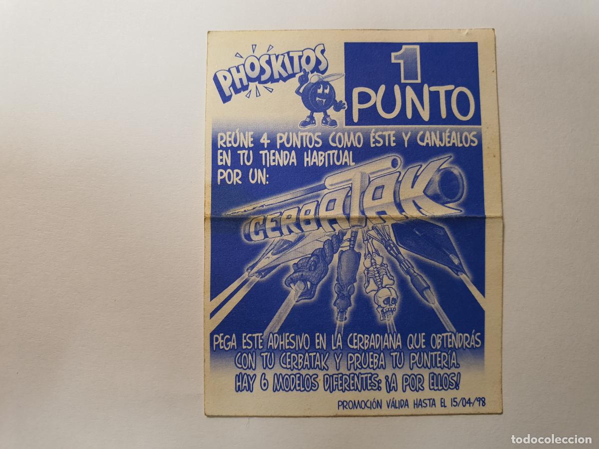 Coleccionismo cromos antiguos: CROMO PHOSKITOS - CERBATAK - 1998 - - Foto 2