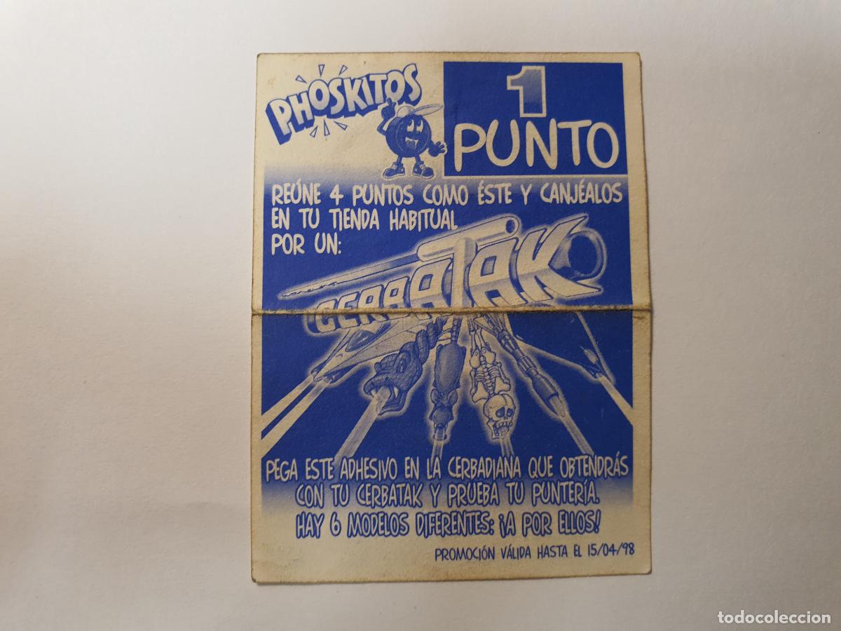 Coleccionismo cromos antiguos: CROMO PHOSKITOS - CERBATAK - 1998 - - Foto 2