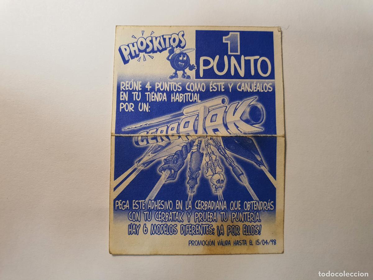 Coleccionismo cromos antiguos: CROMO PHOSKITOS - CERBATAK - 1998 - - Foto 2