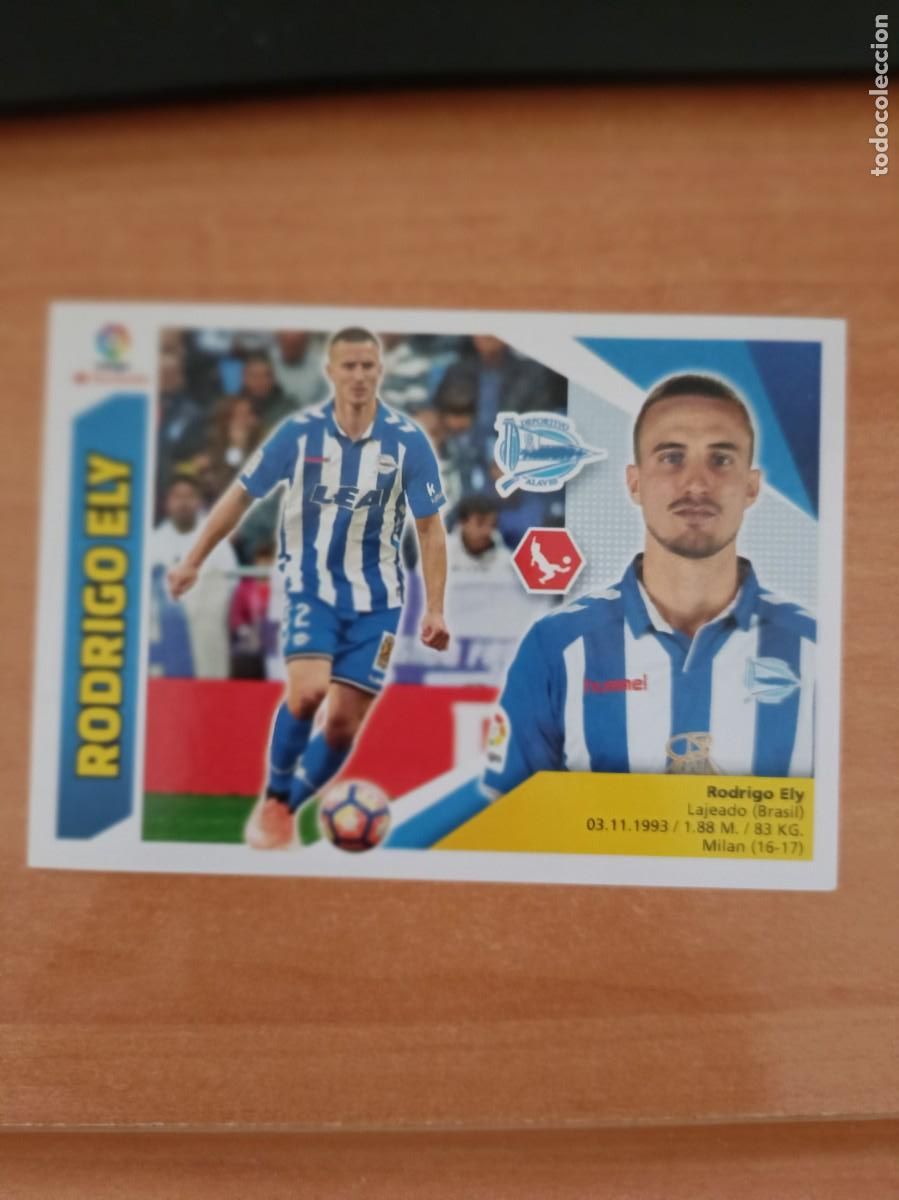 Coleccionismo cromos antiguos: rodrigo ely 17 18, coloca - Foto 1