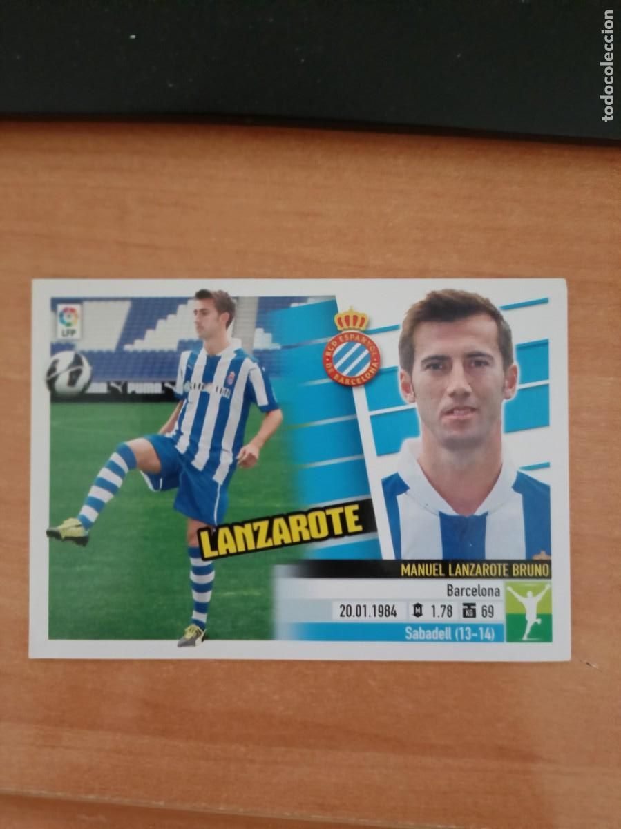 Coleccionismo Cromos antiguos: lanzarote ultimos fichajes 13 14