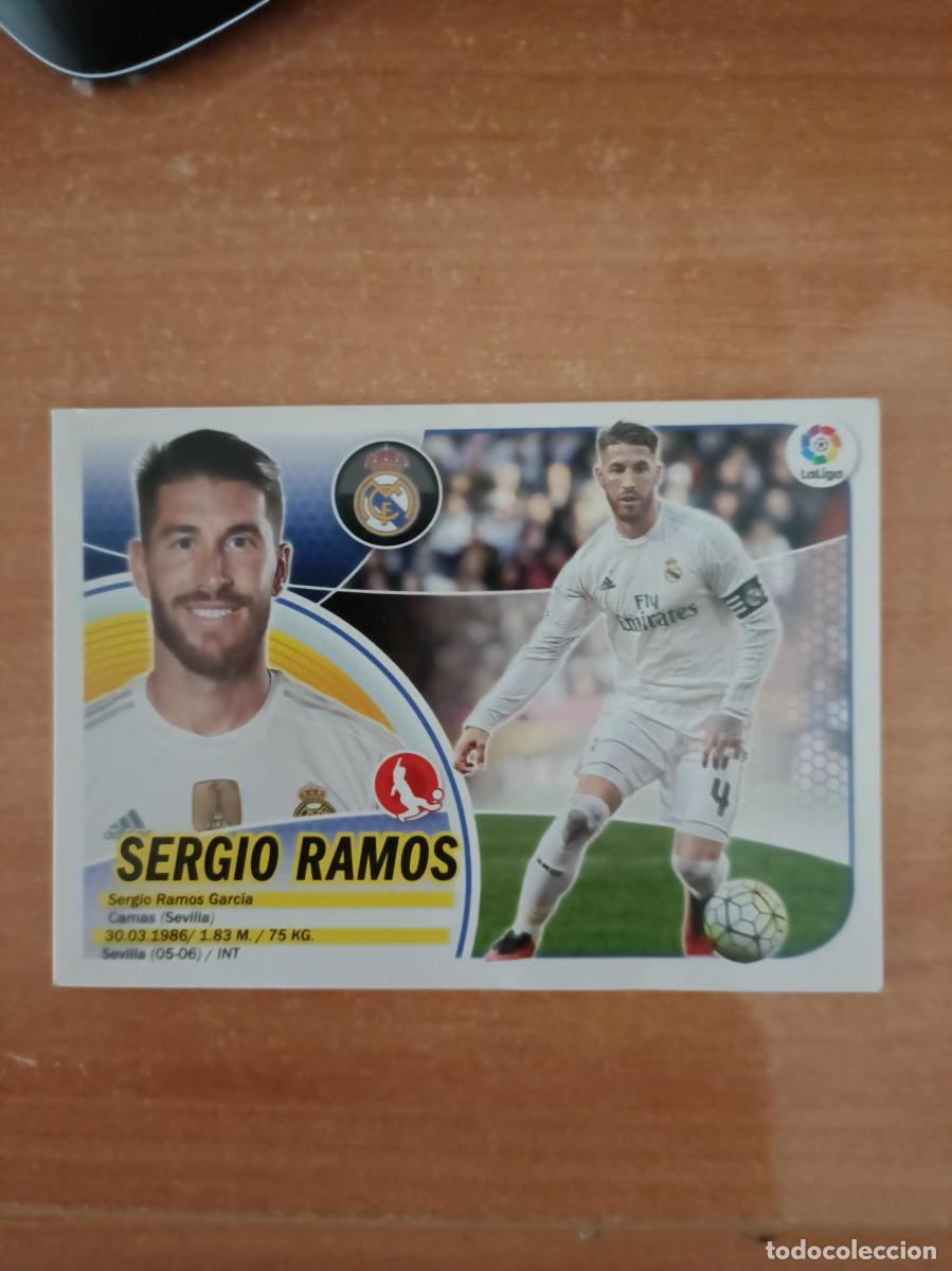 Coleccionismo cromos antiguos: sergio ramos, liga 2016 17 - Foto 1