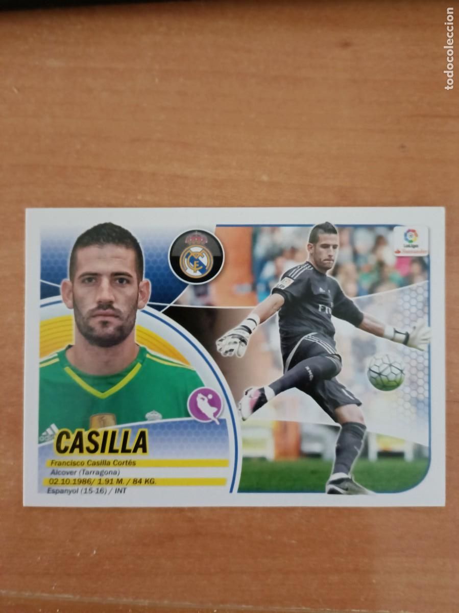 Coleccionismo cromos antiguos: casilla, liga 2016 17. - Foto 1