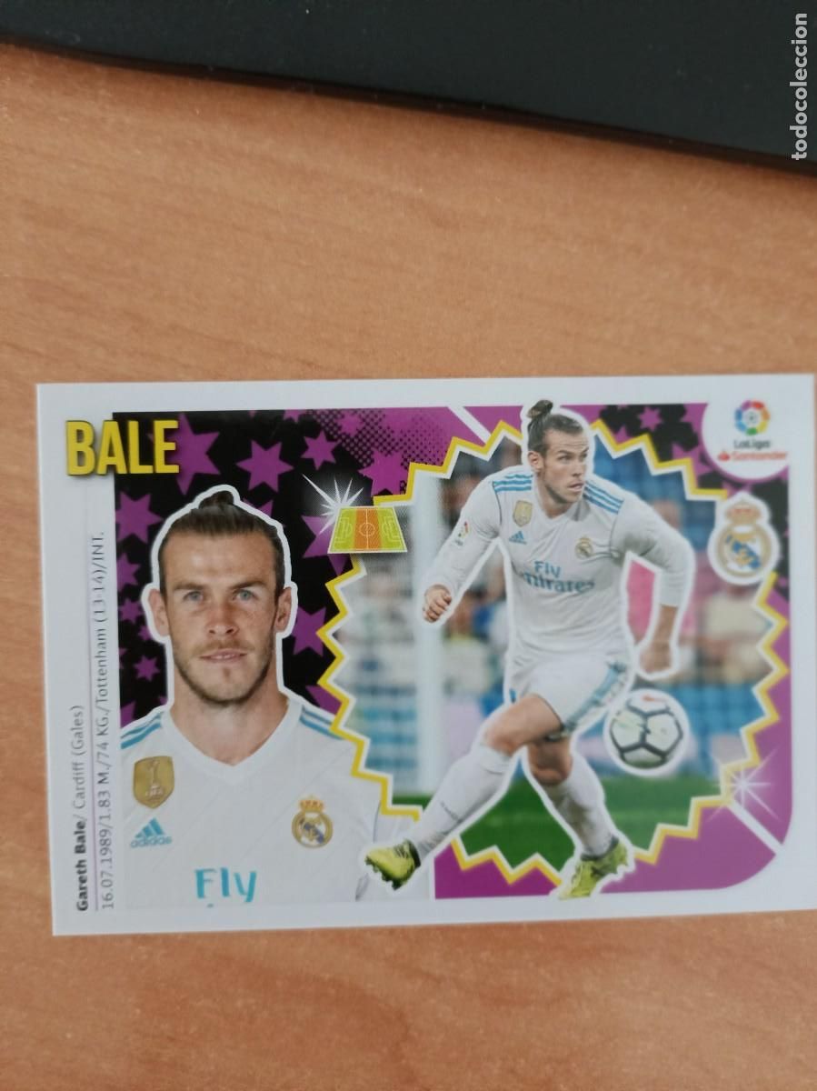 Coleccionismo cromos antiguos: bale, liga 2018 19. cromo - Foto 1