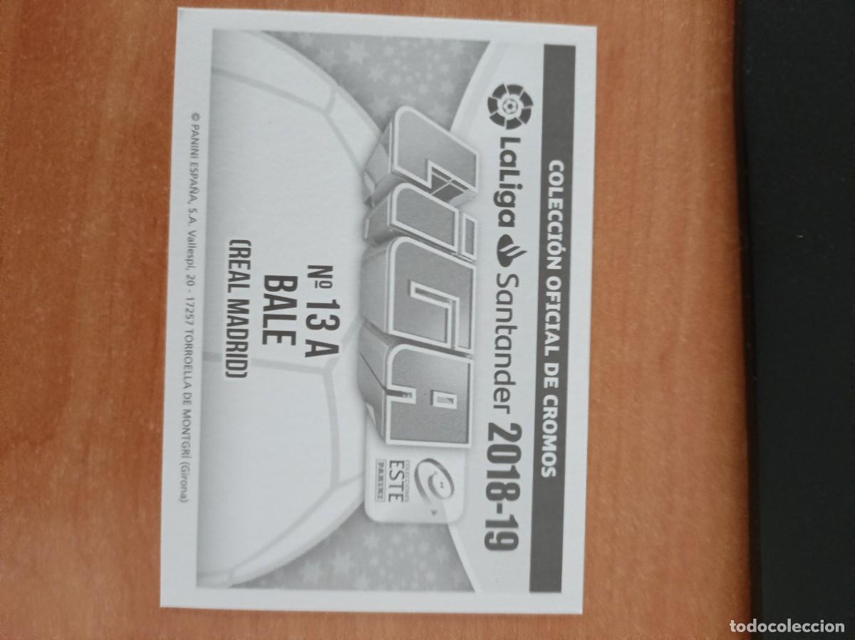 Coleccionismo cromos antiguos: bale, liga 2018 19. cromo - Foto 2