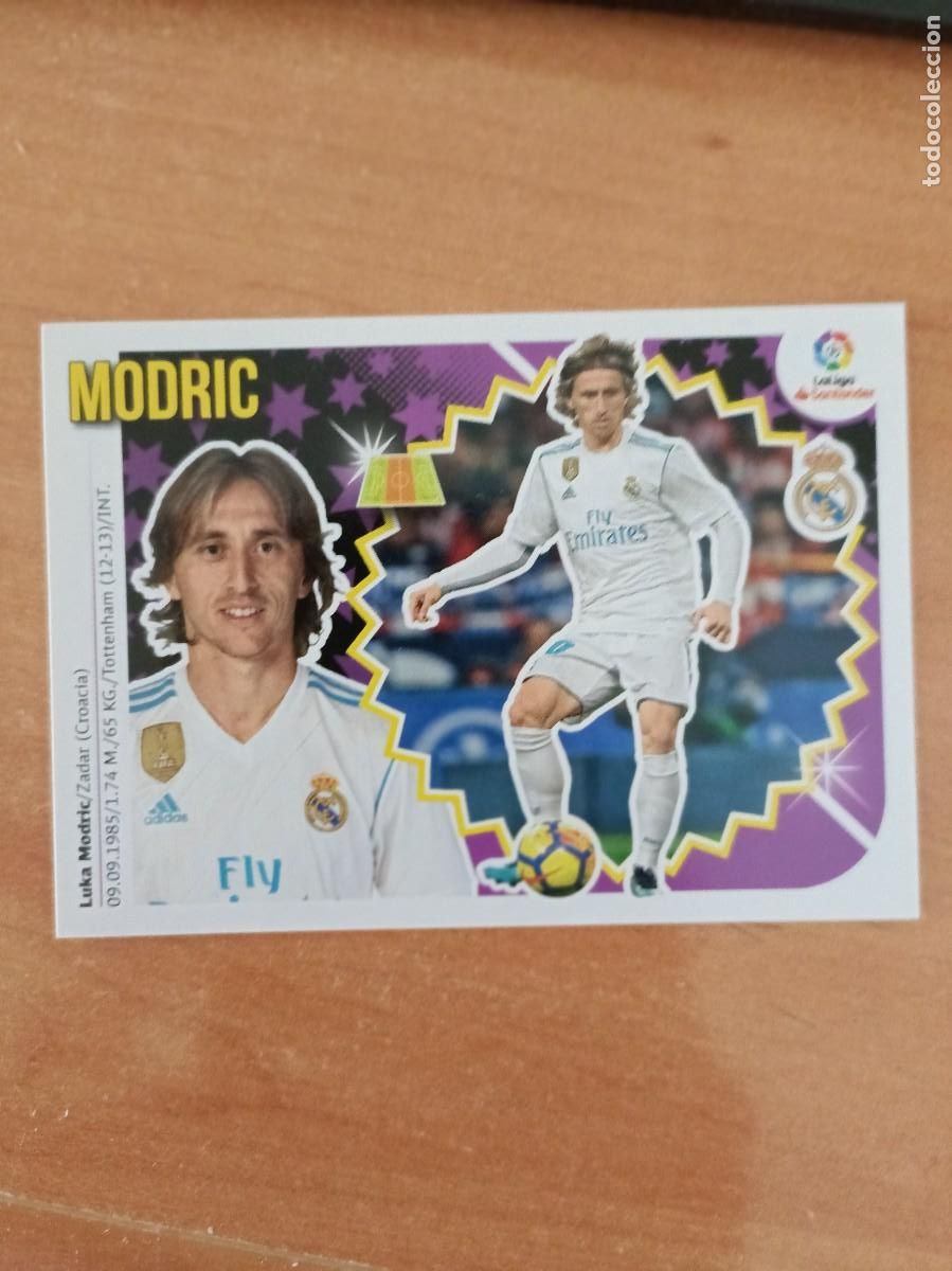 Coleccionismo cromos antiguos: modric, liga 2018 19. - Foto 1