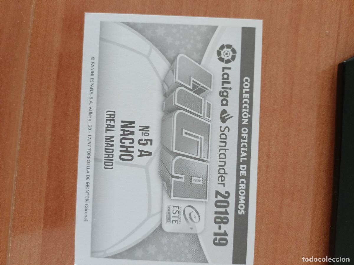 Coleccionismo cromos antiguos: nacho, liga 2018 19. - Foto 2