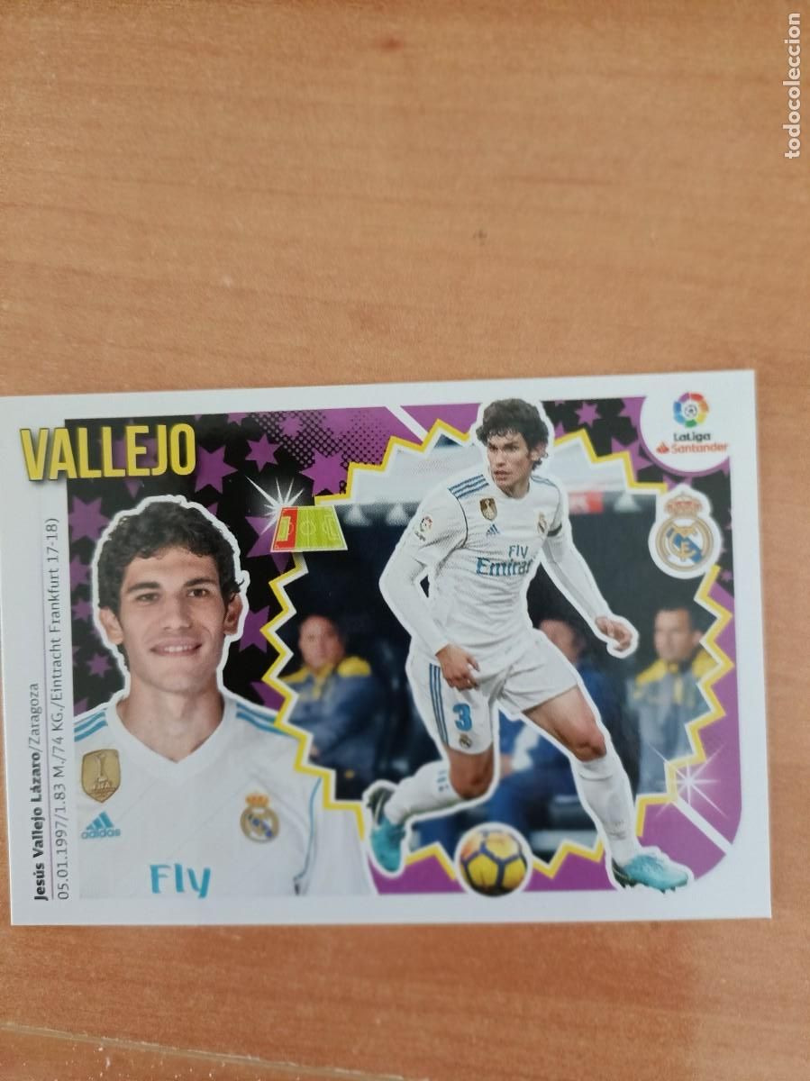 Collectionnisme Cartes &agrave; collectionner anciennes: vallejo, liga 2018 19.
