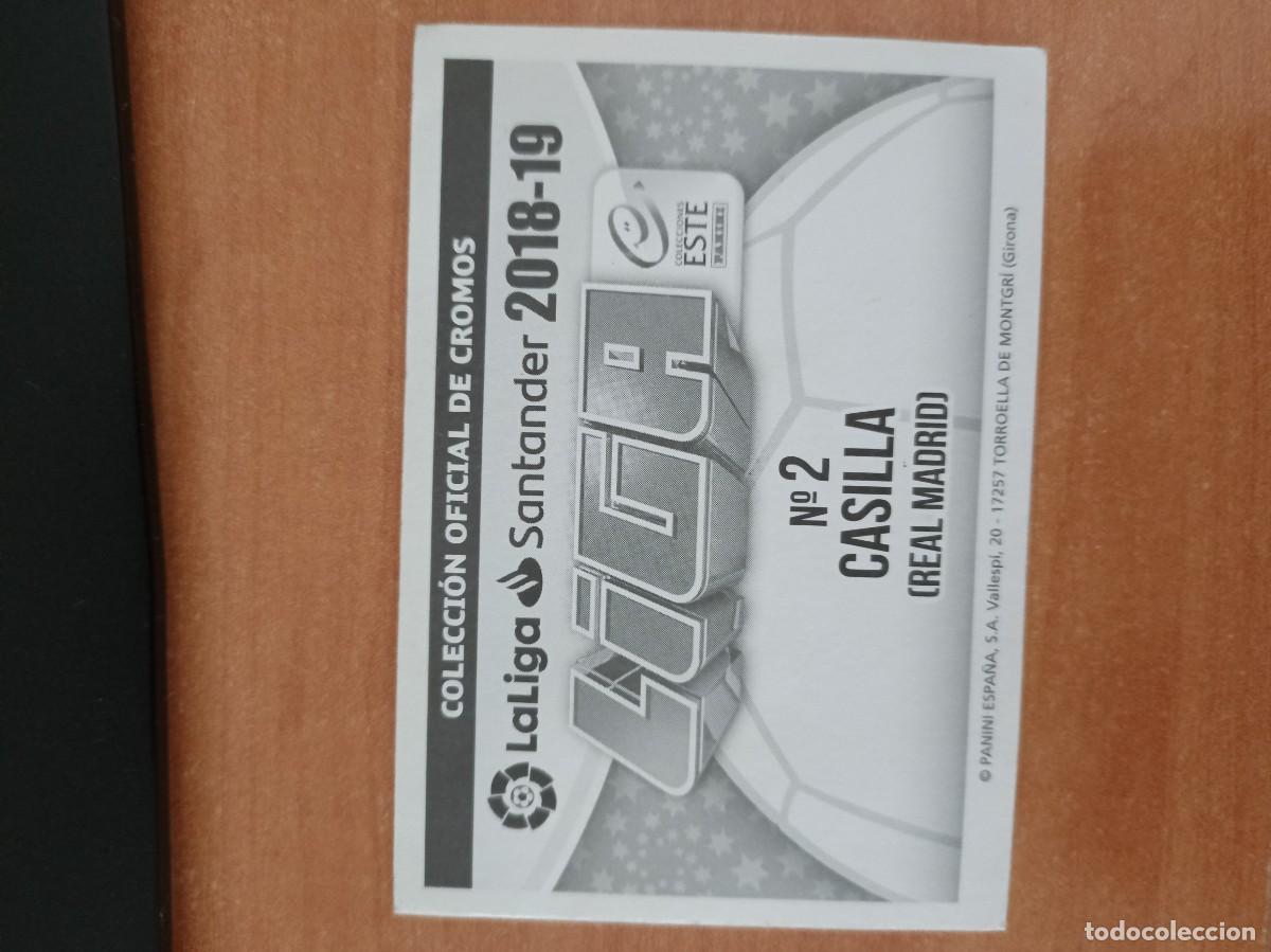 Coleccionismo cromos antiguos: casilla, liga 2018 19. - Foto 2