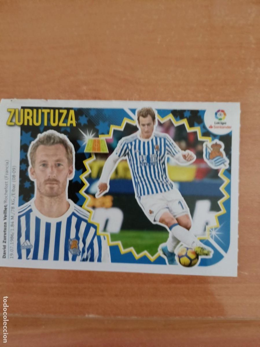 Collectionnisme Cartes &agrave; collectionner anciennes: zurutuza liga 2018 19