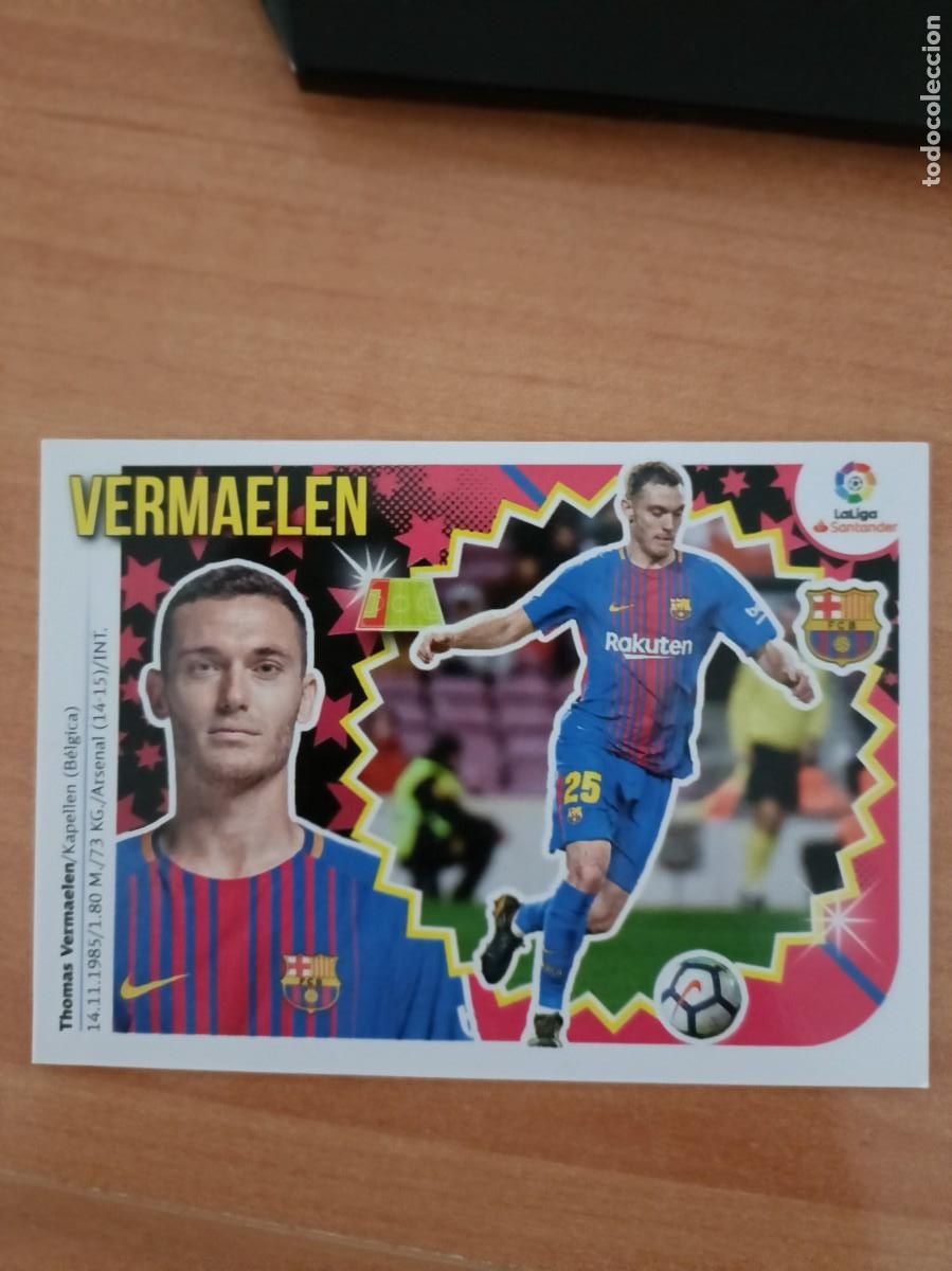 Collectionnisme Cartes &agrave; collectionner anciennes: vermaelen liga 2018 19