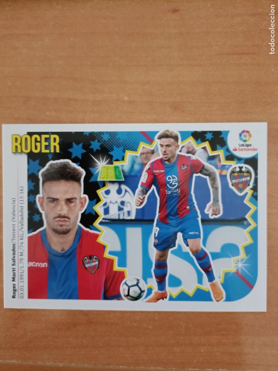 Coleccionismo cromos antiguos: roger, liga 2018 19. - Foto 1