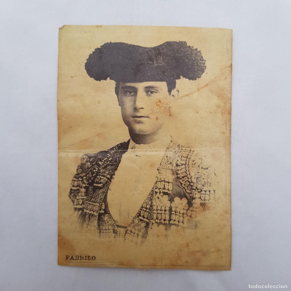 Coleccionismo cromos antiguos: Antiguo cromo: Fabrilo (torero) - Foto 1
