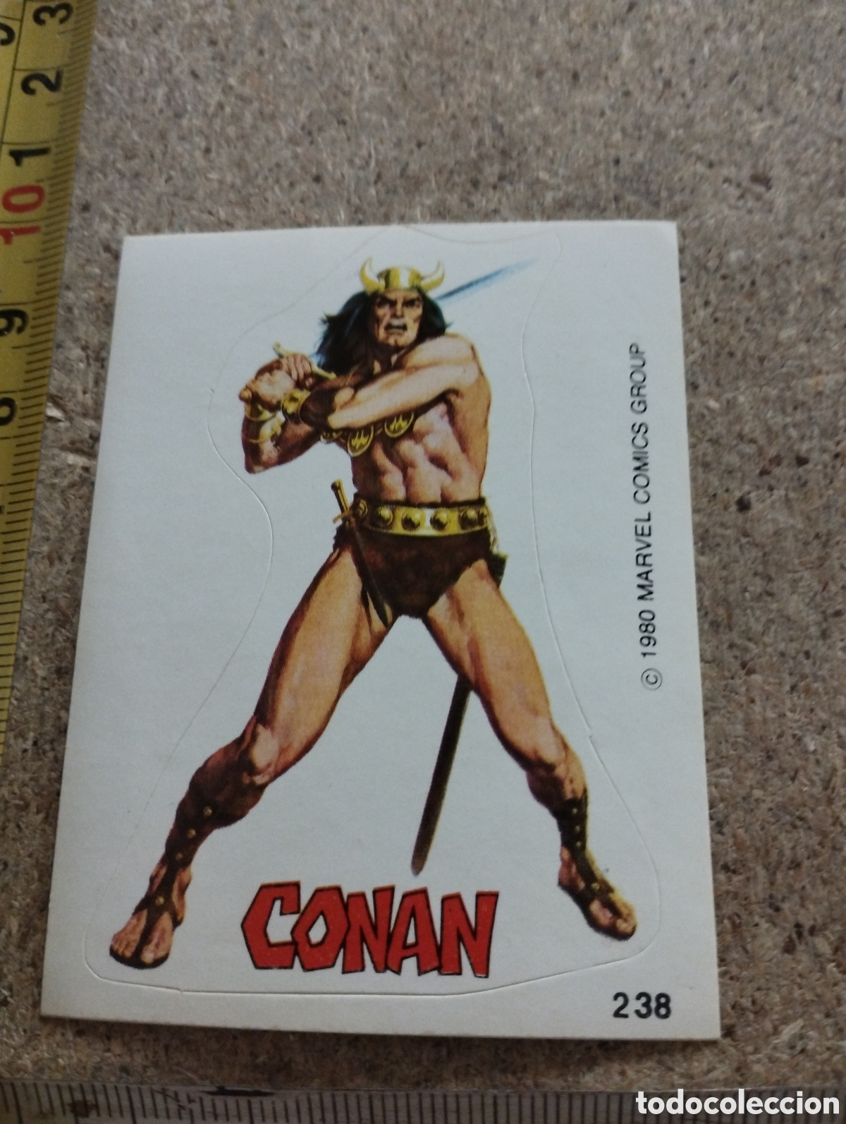 Coleccionismo cromos antiguos: Conan 238 Marvel Comics 1980 buen estado - Foto 1